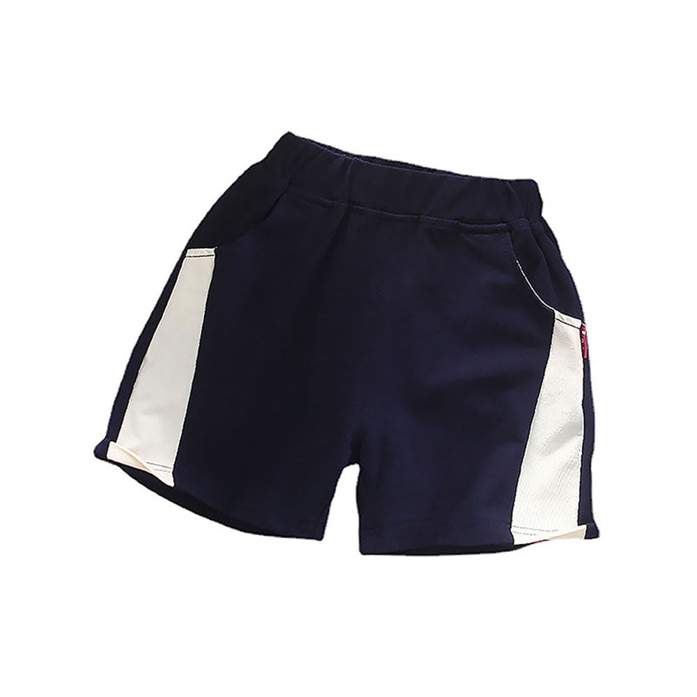 1891 Blue Sporty 2 Pcs Shorts Set For Toddlers And Kids