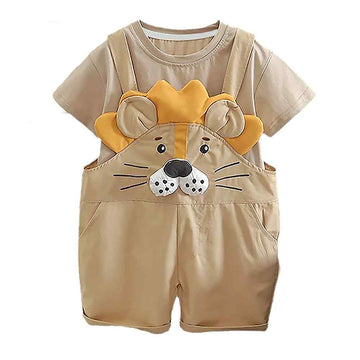 Baby Lion , 2 pcs Dungary style set for Toddlers and Kids-