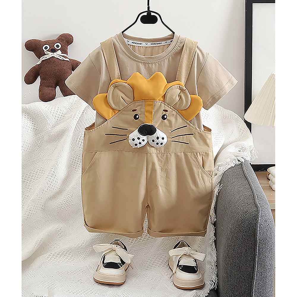 Baby Lion , 2 pcs Dungary style set for Toddlers and Kids-