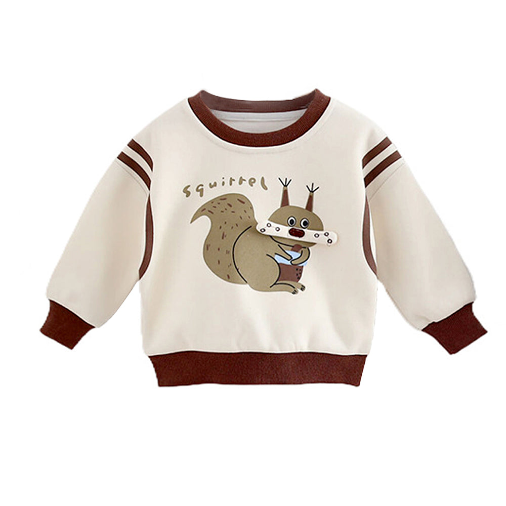 Brown Squirrel Tracksuit Set for Kids
