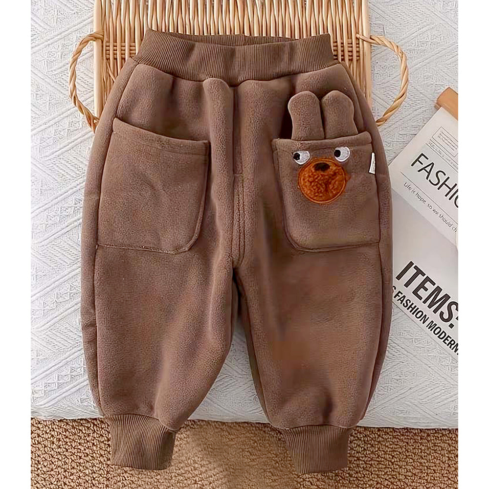 BrownBear 3DEars 2pcs Sherpa Winter Tracksuit Set for Kids