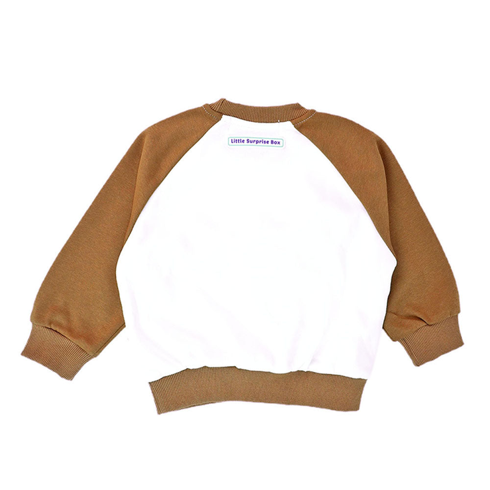 Brown 3D Monkey Face 2Pcs Track Suit Set For Winter And All Season Wear