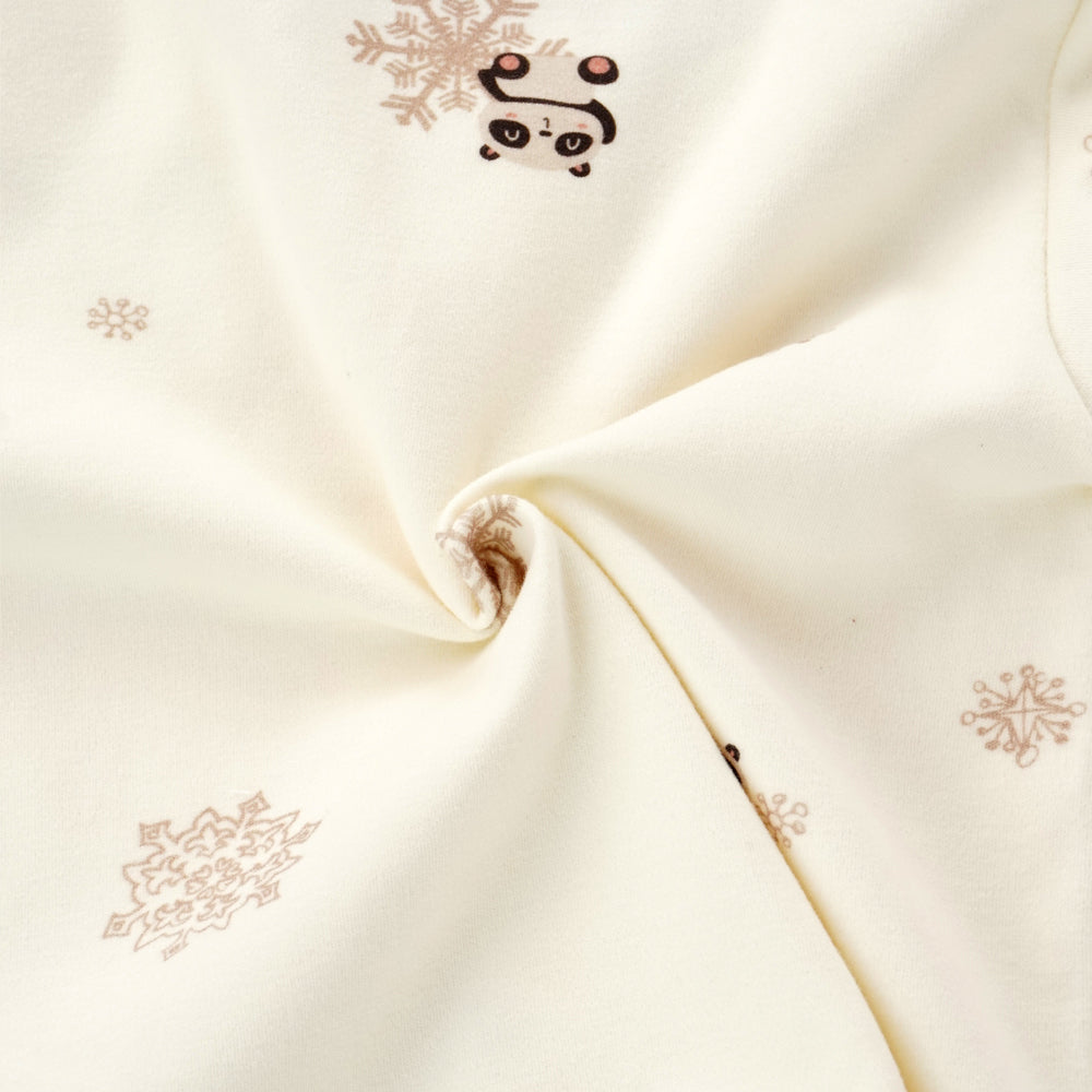 2pcs Brown Panda full sleeves shirt with matching Pants for Toddlers