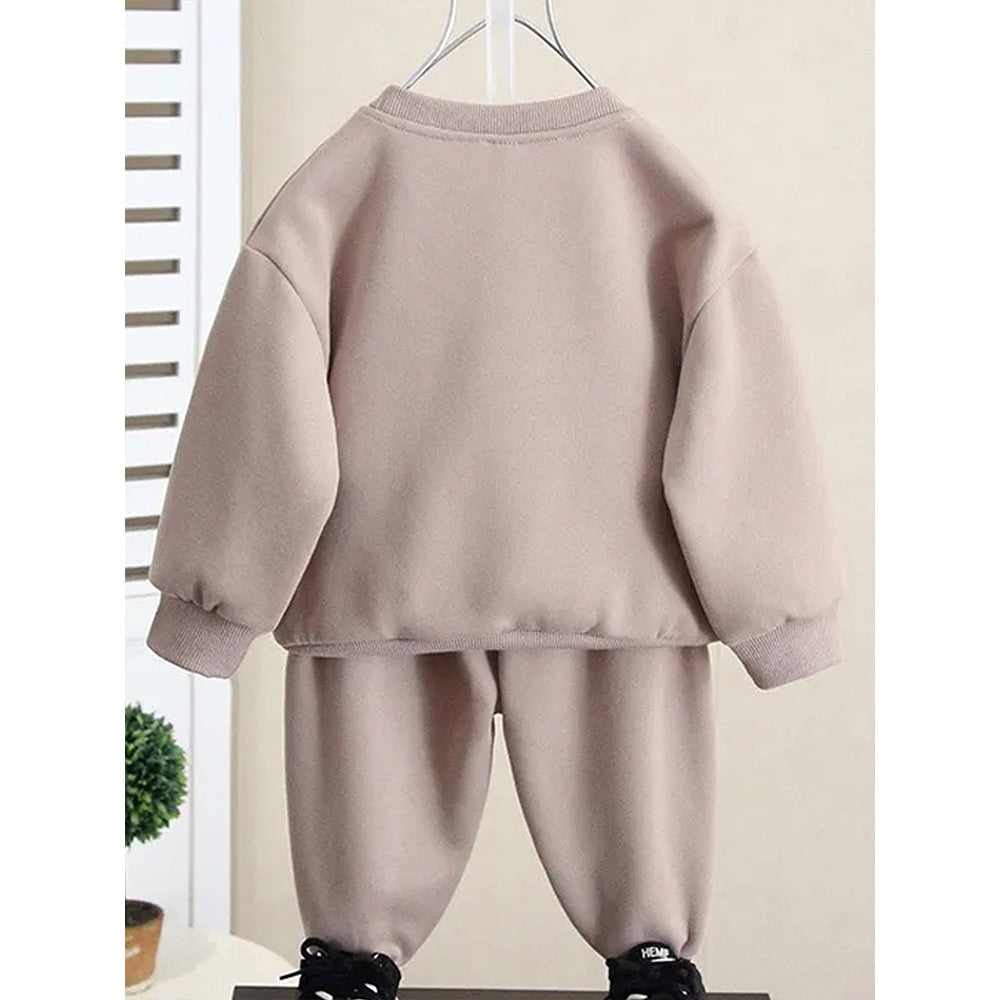 3D Tassled Lion Face 2pcs ,Tracksuit Set for Kids