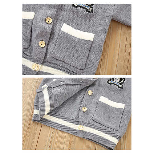 Grey Crest 2 pcs, Skirt and Top Winterwear for Girls.