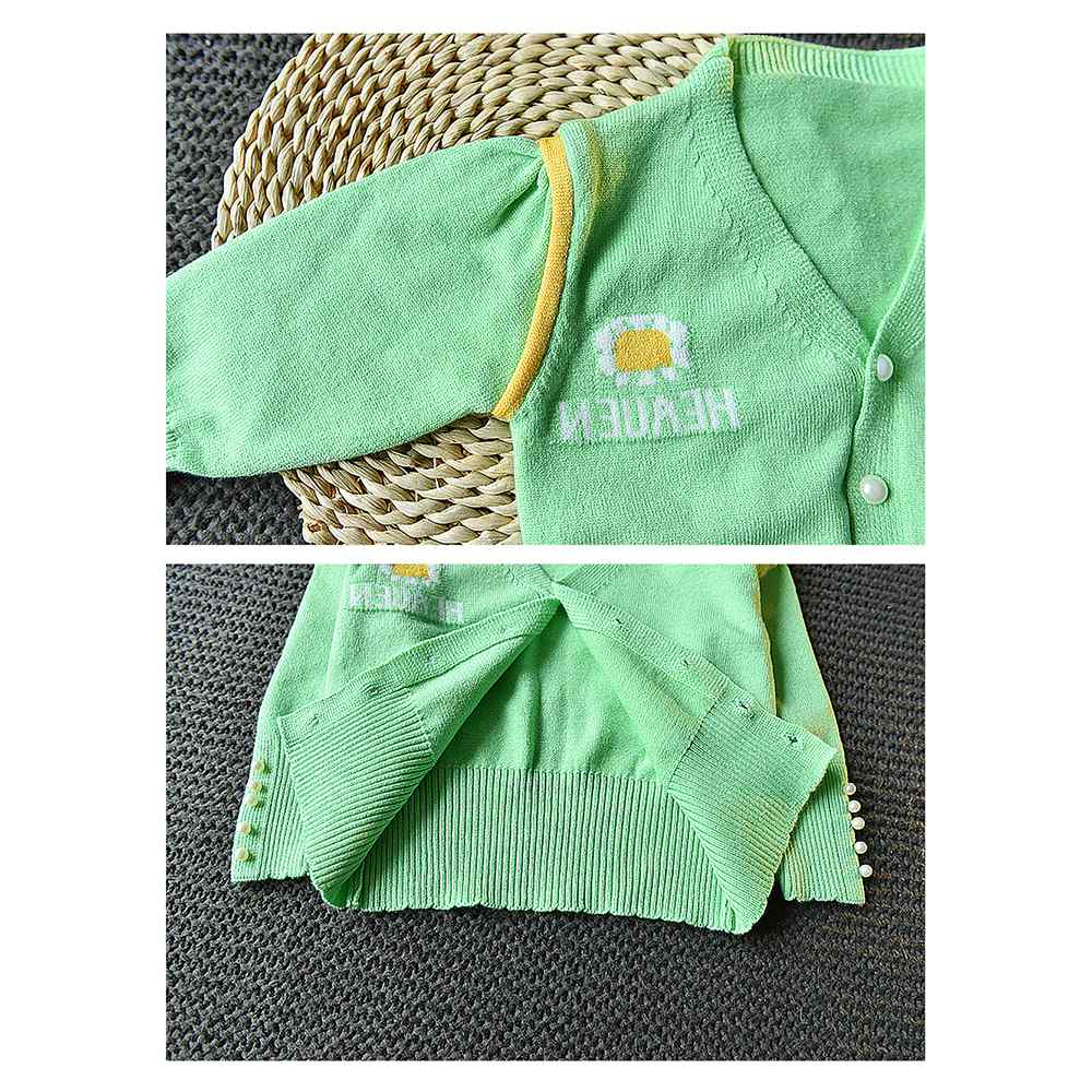 Mint Green V neck style 2 pcs, Skirt and Top Winterwear set for Girls.