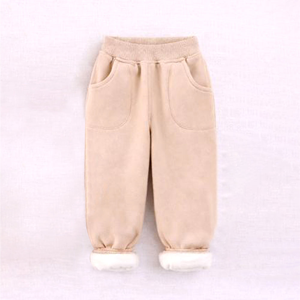 3 Pcs Winter Set, Beige Brown Paw, Hoodie, tshirt & Pants for Kids, Winterwear