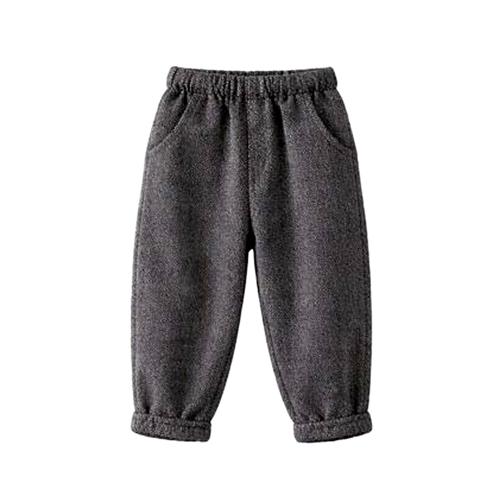 3 Pcs Set,Black Zig Zag Textured Vest,Shirt & Pants for Kids