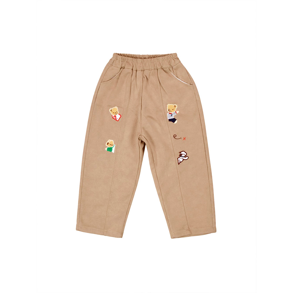3 Pcs Set,Plane & Sun Shirt,Ted Cardigan & Pants set for Kids