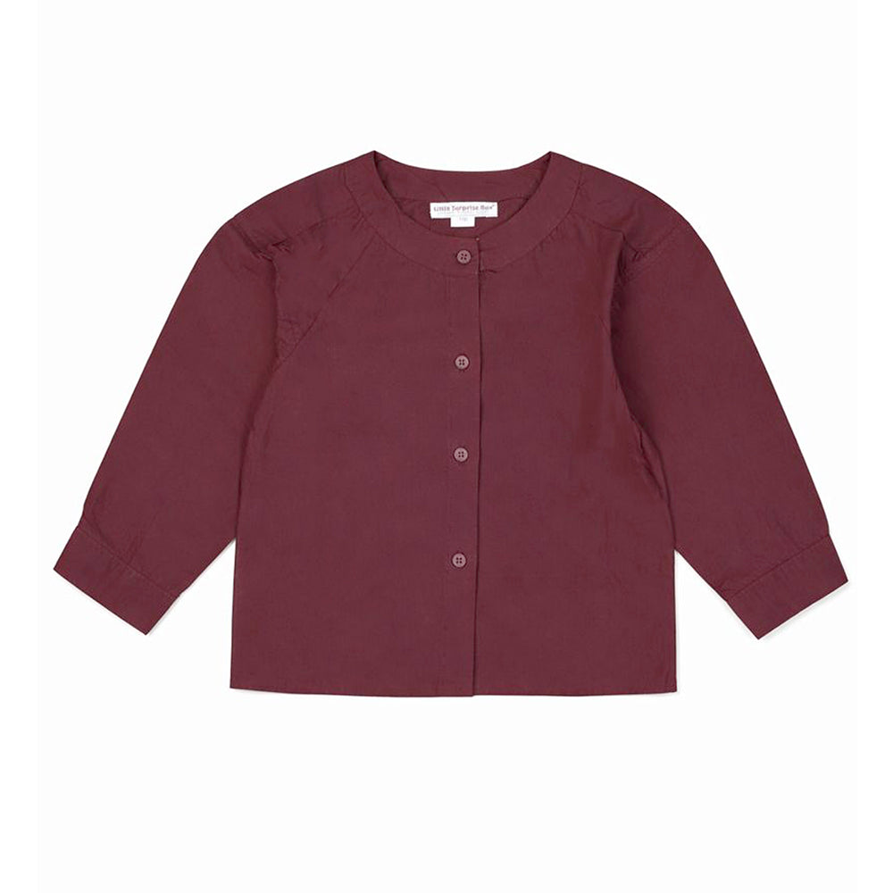 3 Pcs Set,Crochet Cardigan Vest,Maroon Shirt & Navy Frill Pants partywear for Girls