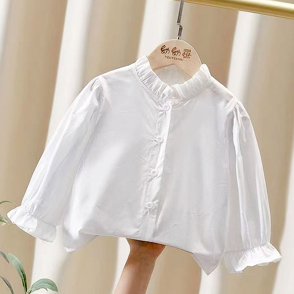3 Pcs Set Pink Side Bow Jacket,Shirt & Matching Pants Partywear set for Girls