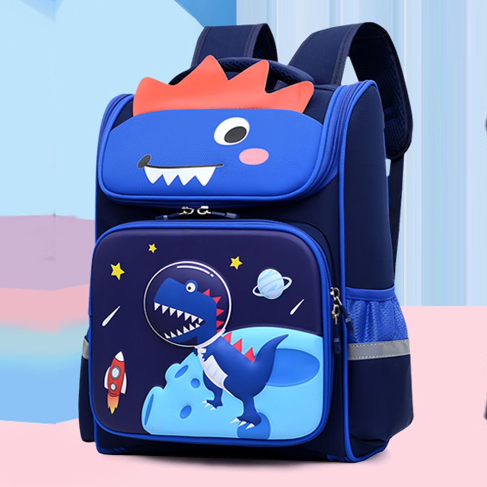 Navy 2d Pop Dino Space Backpack for Kids,6yrs - 10 yrs
