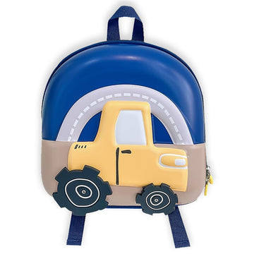 Mini Size Blue Car Nursery and Early School Backpack for Pre Toddlers, 1year- 4years