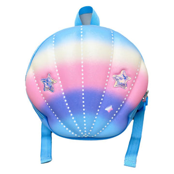Mini Size Blue Shell Nursey and Early school Backpack for Pre toddlers, 2 years - 5years