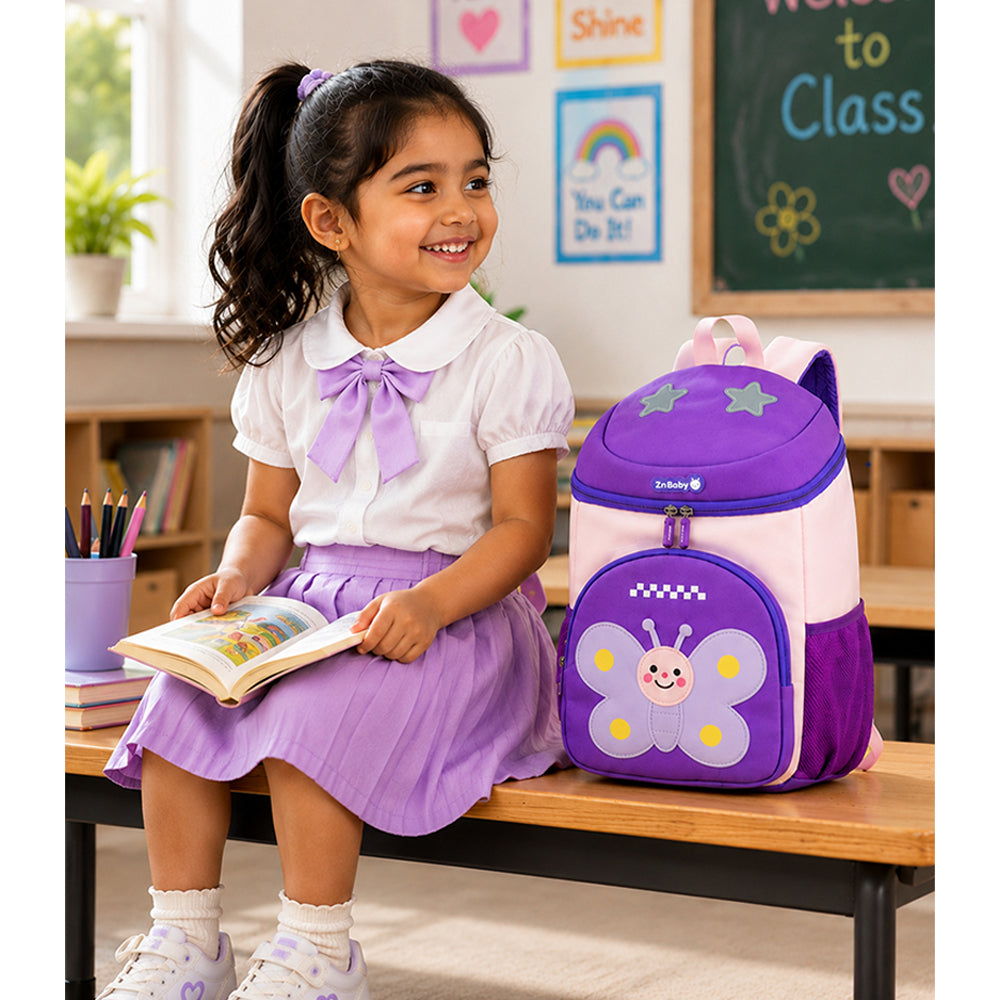 Butterfly Soft Neoprene Backpack for Toddlers & Kids, 3yrs to 5yrs