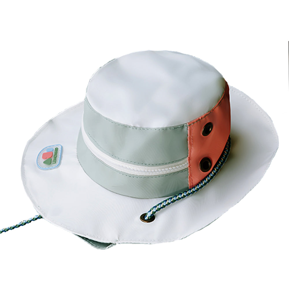 Cream Safari Hat Shape Casual Mini size Outdoor/Beach Sling Bag for Kids