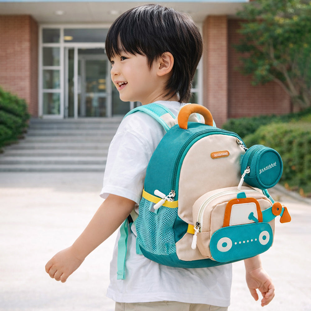 Mini 2d Dumper Truck Toddlers Backpack for Nursery school and Travel