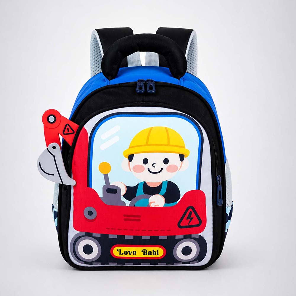 Red 3d Trucker Baby Backpack for Toddlers & Kids – Little Surprise Box Pvt. Ltd
