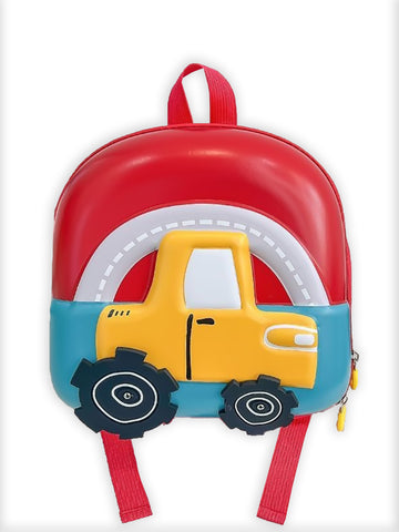 Mini Size Red Car Nursery and Early School Backpack for Pre Toddlers, 1year- 4years