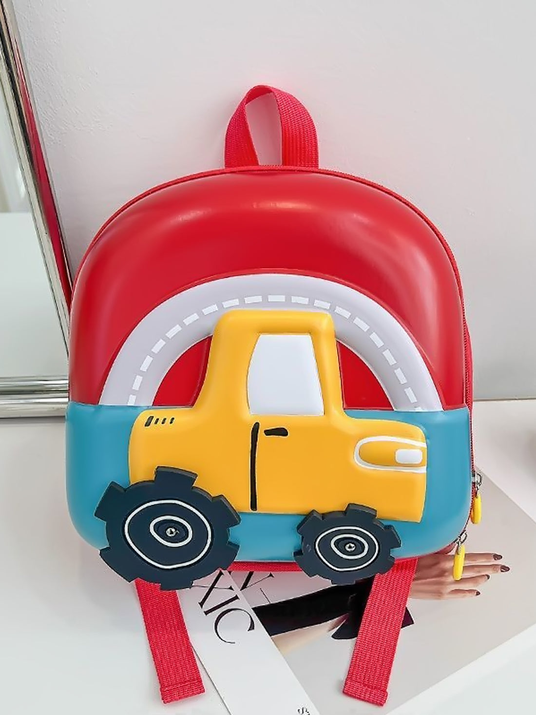 Mini Size Red Car Nursery and Early School Backpack for Pre Toddlers, 1year- 4years