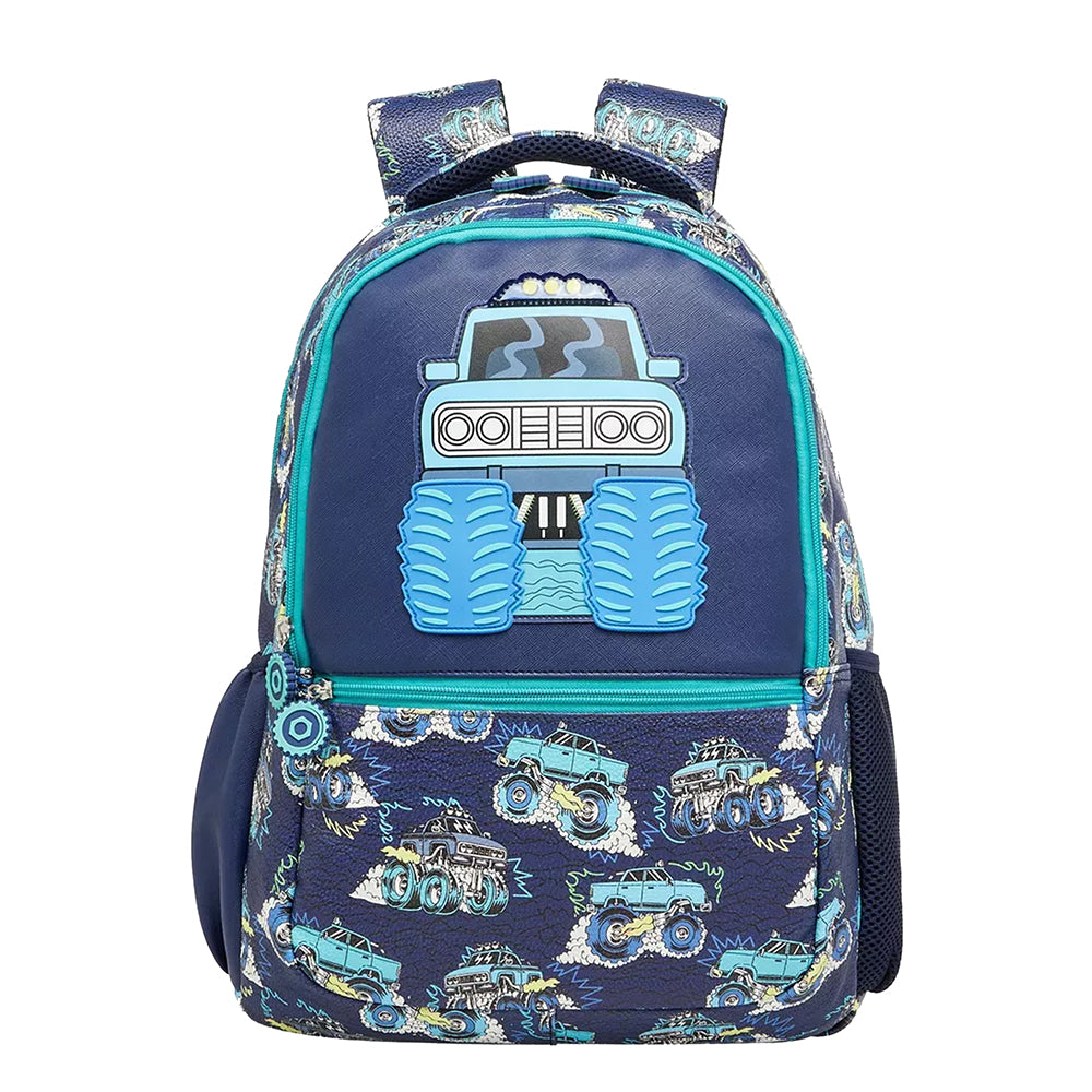 Little Surprise Box,Monster Truck School Backpack for Kids, 5yrs - 10 yrs