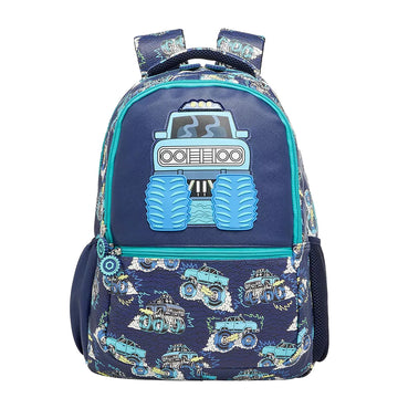Little Surprise Box,Monster Truck School Backpack for Kids, 5yrs - 10 yrs
