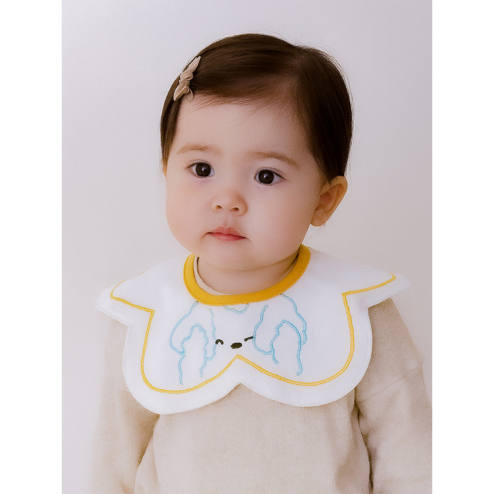3PCS Set , Dino print premium adjustable button closure & wide shoulder size bibs