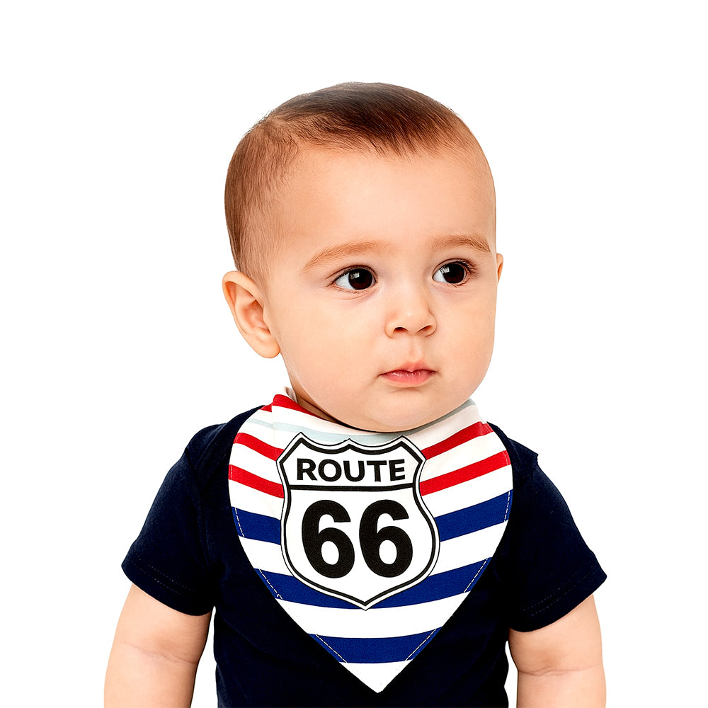 3PCS Set of Sports print premium adjustable snap button closure Bibs