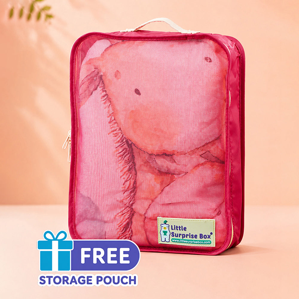 Giraffe Happy Day Super Soft Muslin Cotton Blanket for Newborns & Infants with Free Storage Pouch