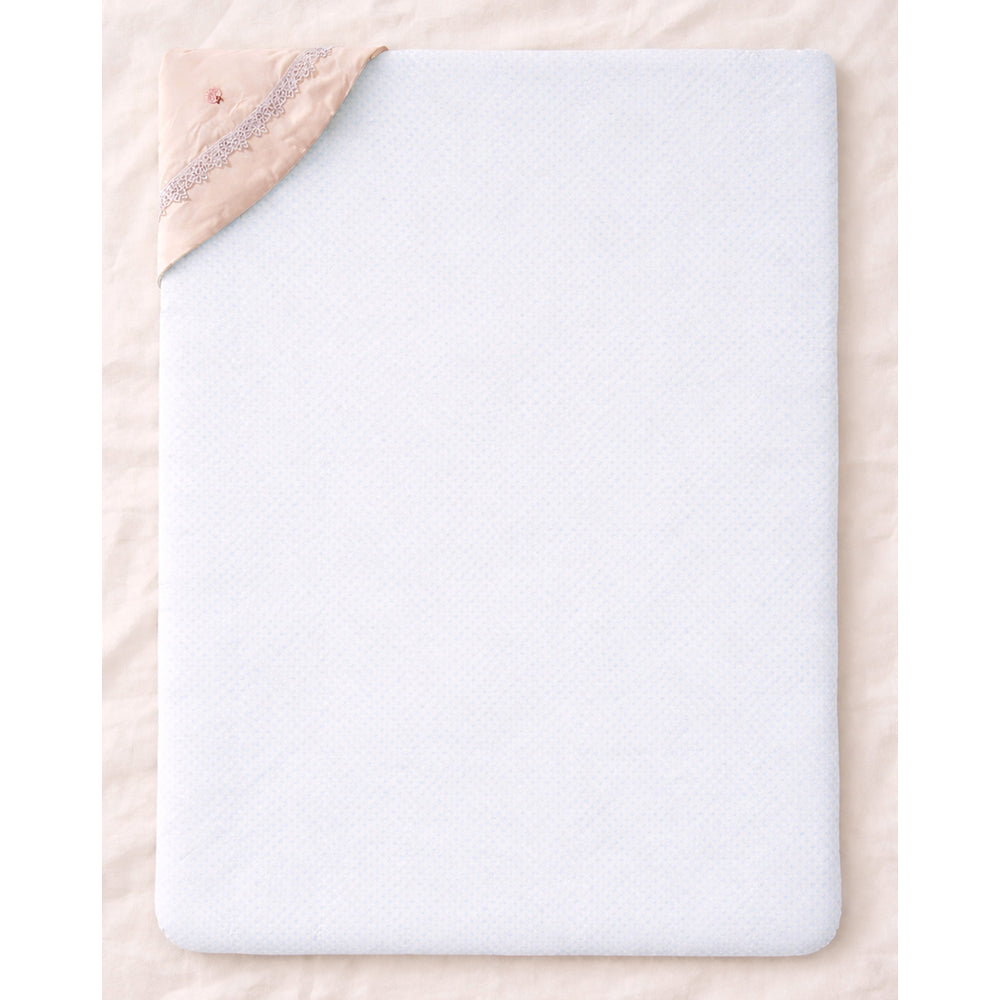 Small Leaves Theme Soft Cotton Winter Wrapper with Hood for Newborn & Infants with Free storage Pouch