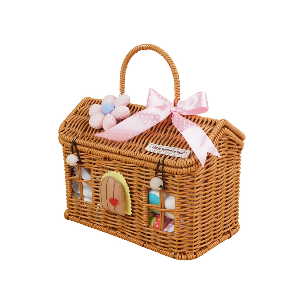 15 pcs Pink Blessed Home Newborn Hamper/Gift Box for Baby Girl