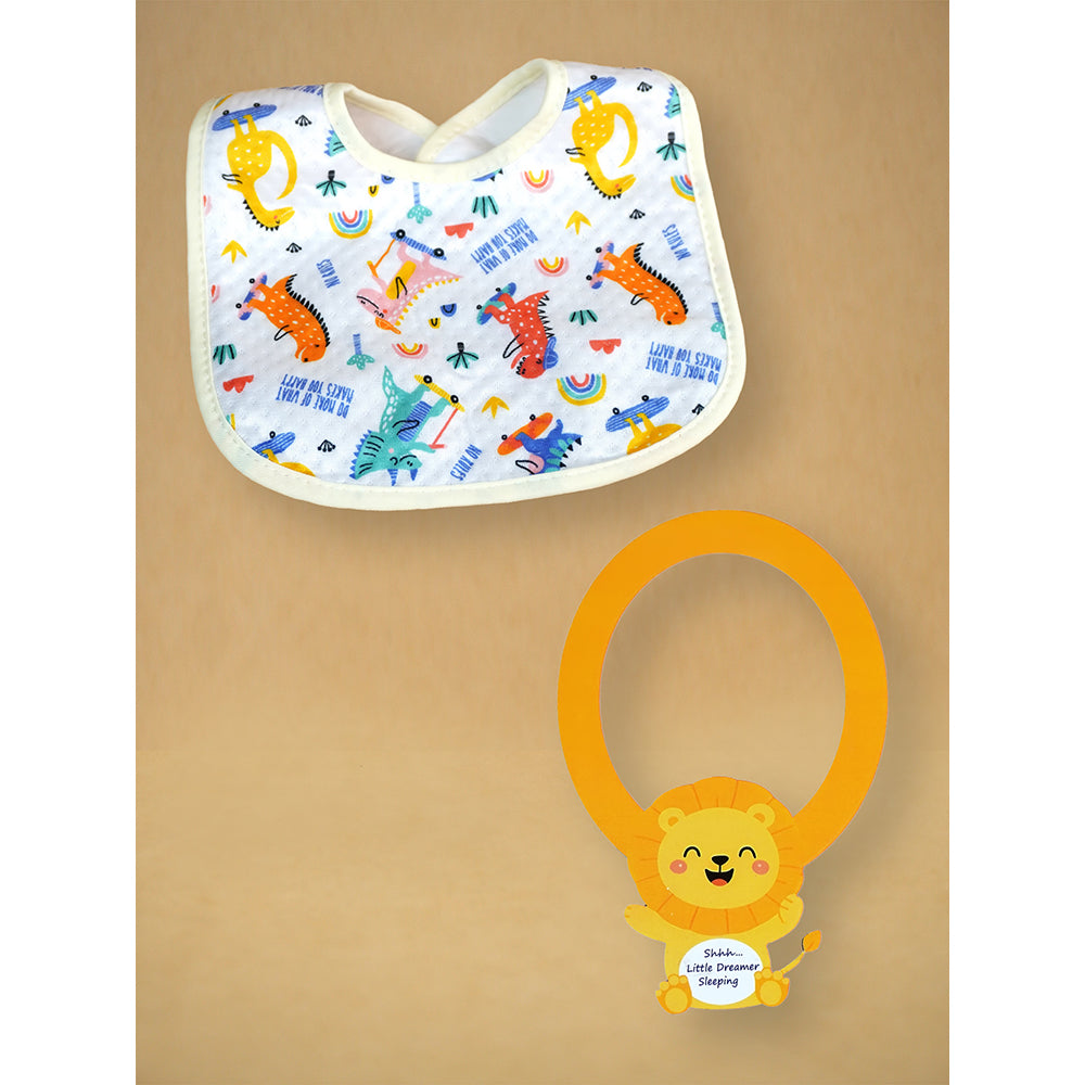 16 pcs Yellow King Lion Newborn Hamper/Gift Box for Baby Boy/Baby Girl, 0-6 months