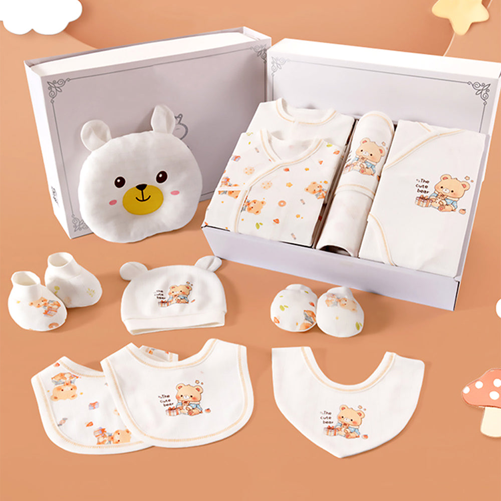 20pcs Gift Bear Hamper for Newborn Baby Boy / Baby Girl, Giftset for Baby , All Season wear, 0-12 months