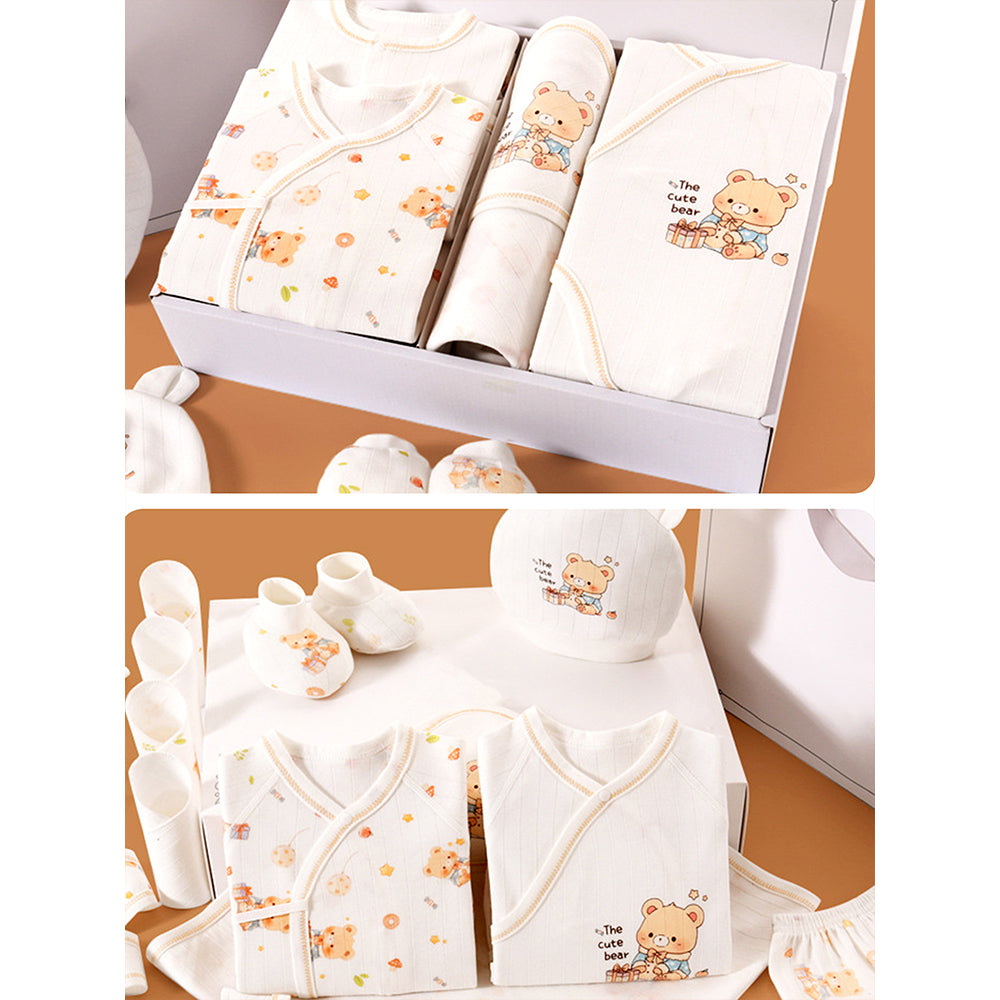 20pcs Gift Bear Hamper for Newborn Baby Boy / Baby Girl, Giftset for Baby , All Season wear, 0-12 months