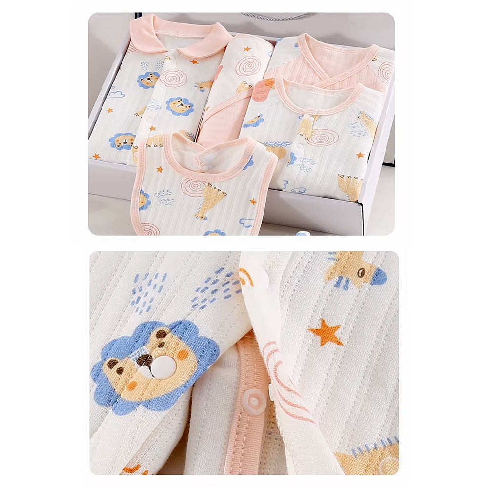 20 pcs Pink Animal Kingdom  Newborn Baby Girl/ Boy Gift Box , all season wear Hamper, (0 - 12 months)