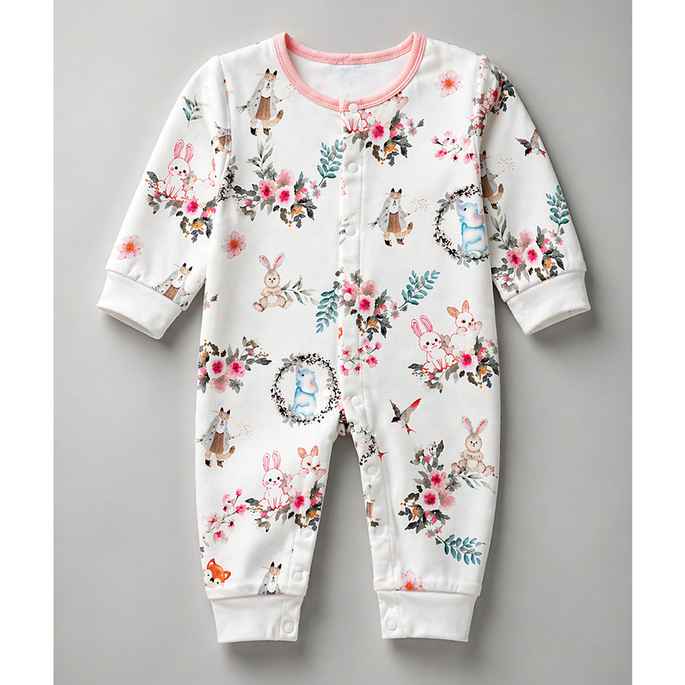 20 pcs, Woodland Rabbit Cane Basket themed Newborn Baby Girl All Season wear,Gift Hamper set,0-12 months
