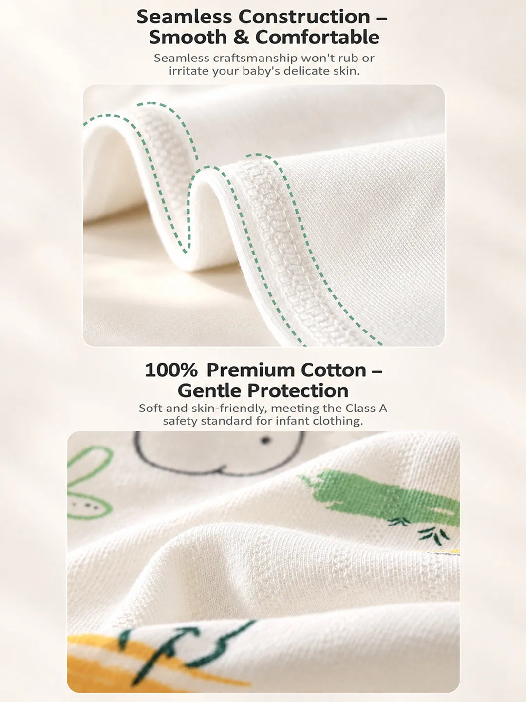 21 pcs White Safari Animals Newborn Baby Girl/ Boy Gift Box All Season Wear Hamper(0 - 6months)