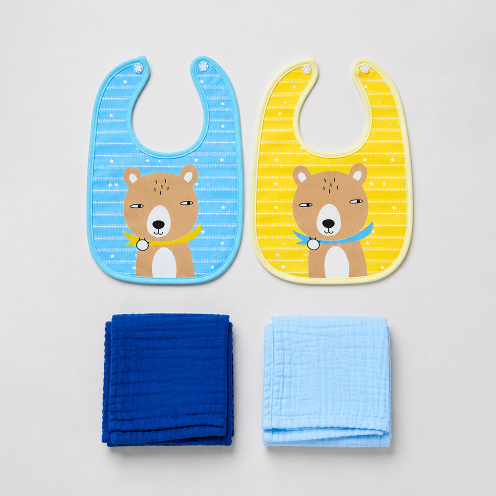22 pcs, Blue Animals Newborn Baby Boy, All Season wear,Gift Hamper set,0-6 months
