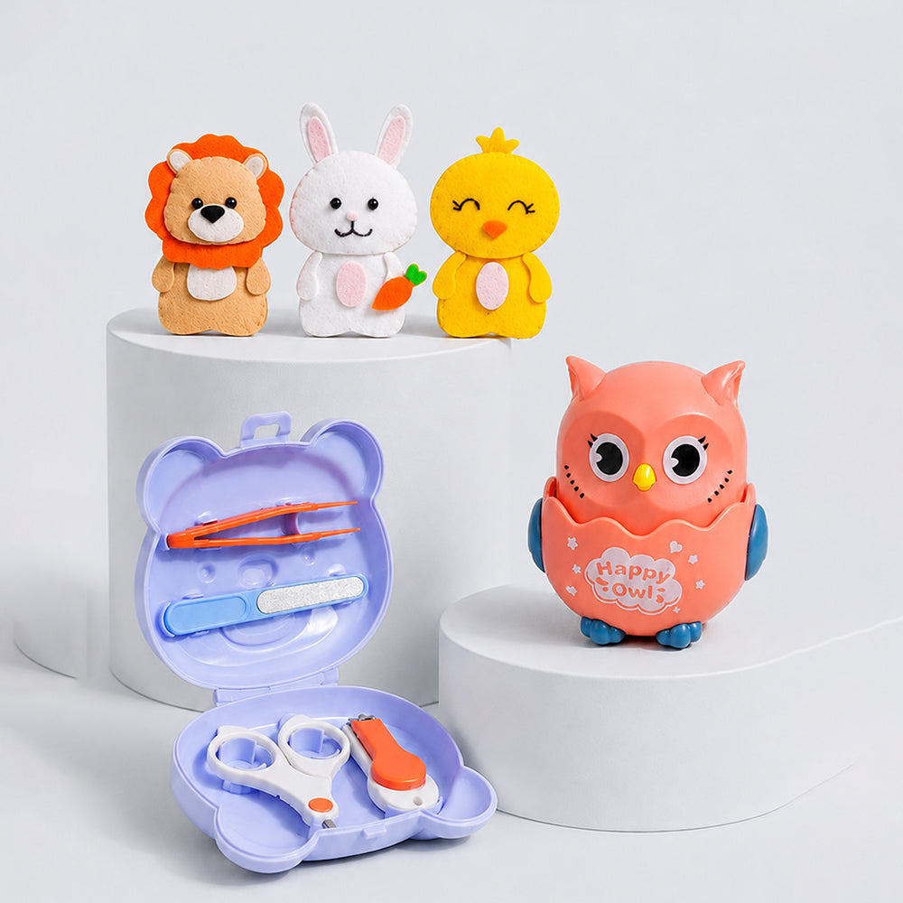 22 pcs, Pink Animals Newborn Baby Girl All Season wear,Gift Hamper set, 0-6 months