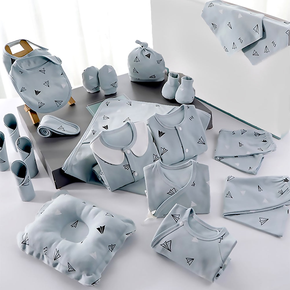 Newborn Baby Boy/Baby Girl 22 pcs Gift Box, Blue (0 - 12 Months)