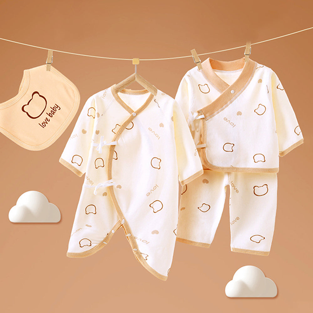 23pcs Envelope Bear Totebag Hamper for Newborn Baby Boy / Baby Girl, Giftset for Baby , All Season wear, 0-12 months