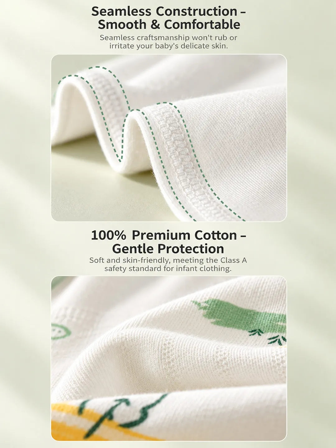 24 pcs Green Safari Animals Newborn Baby Girl/ Boy Gift Box All Season Wear Hamper(0 - 6 months)