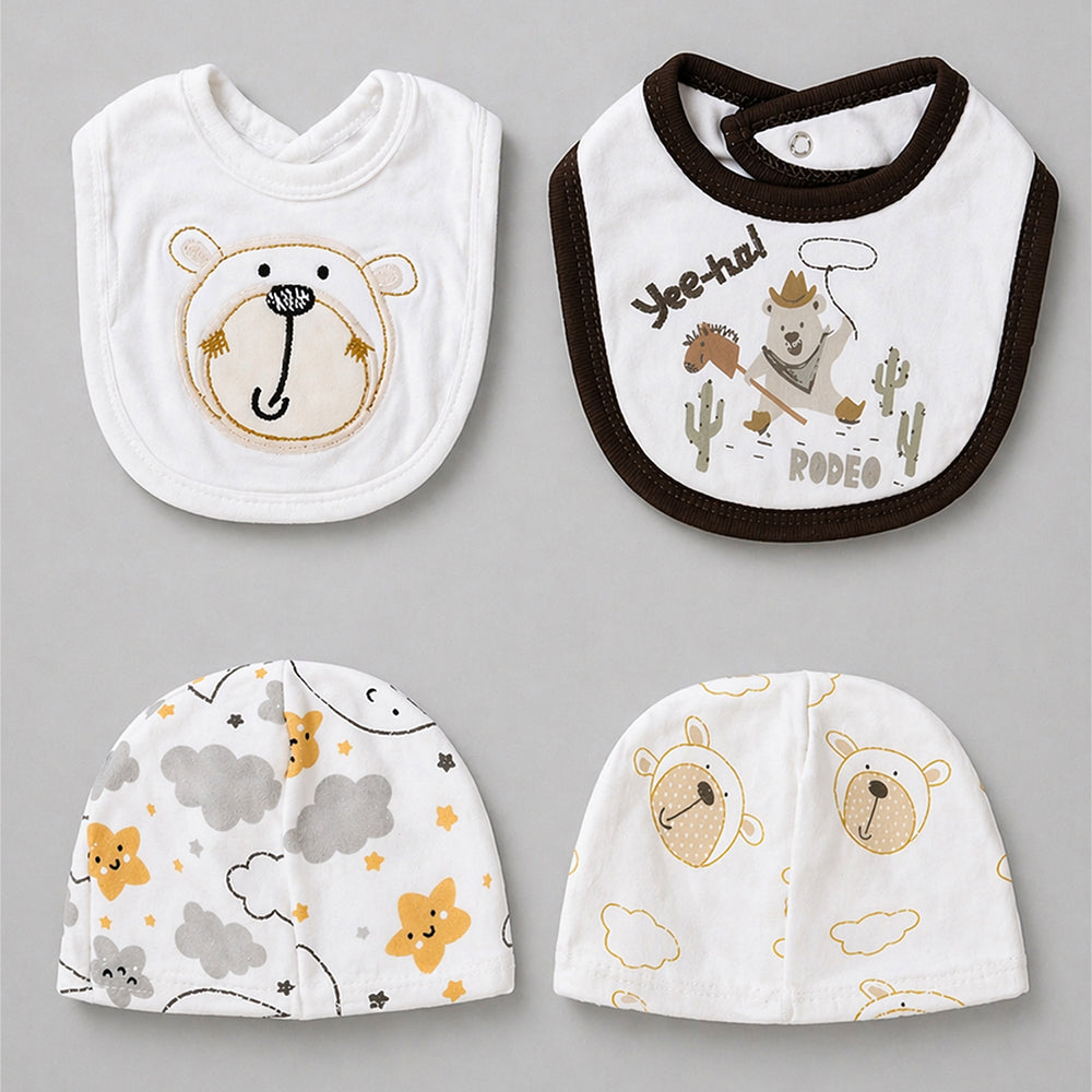 25 pcs, Twin Boys White cane basket themed Newborn Baby Boy, All Season wear,Gift Hamper set, 0-6 months