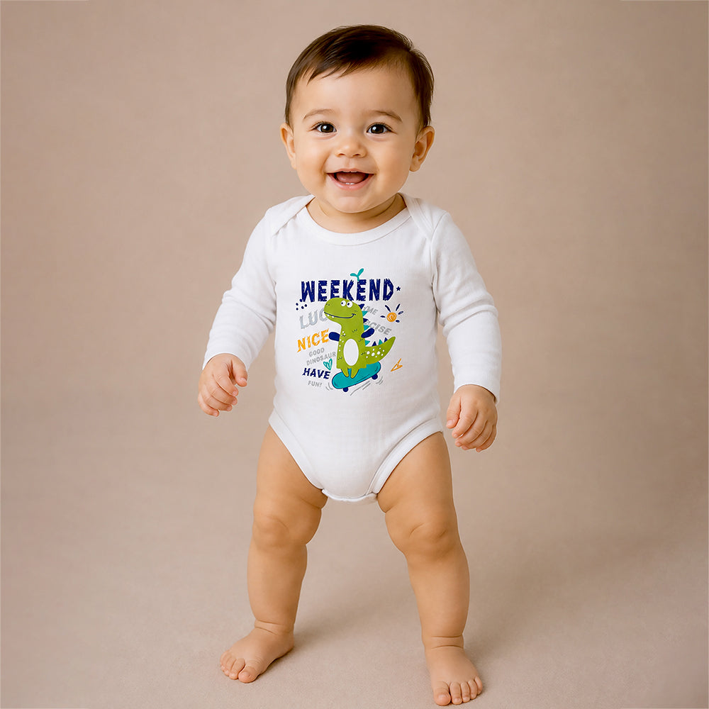 3 PCS  Dino Print Blue & dark Green Sporty tracks style  Winter Clothing Set for Baby Boy