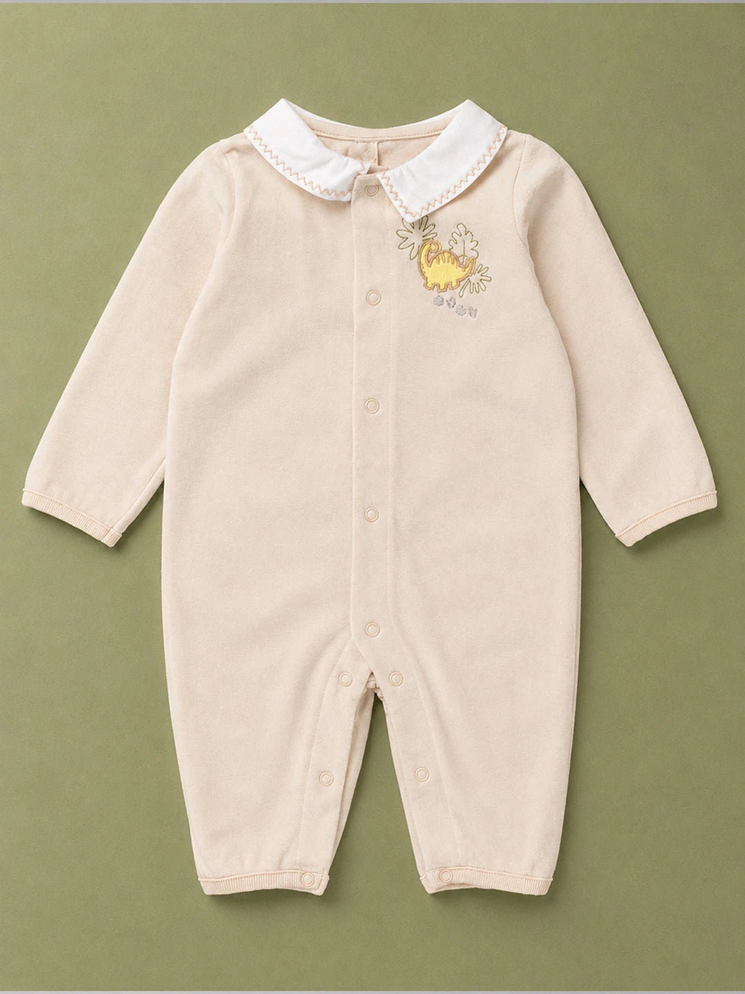 9 Pcs Beige Animals print Newborn Baby All Season Wear, Net Gift Hamper set, 0-6 months