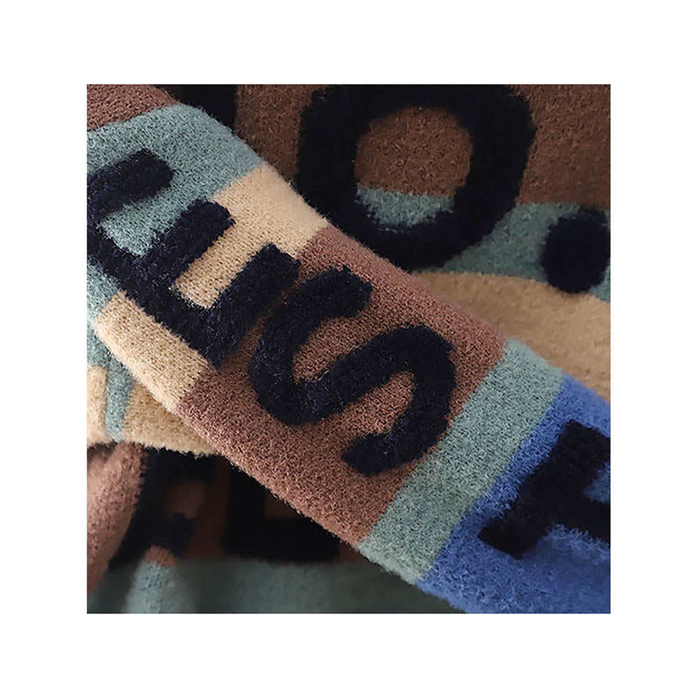 Brown No 1 Hero themed Knitted Warmer Cardigan Sweater for Kids