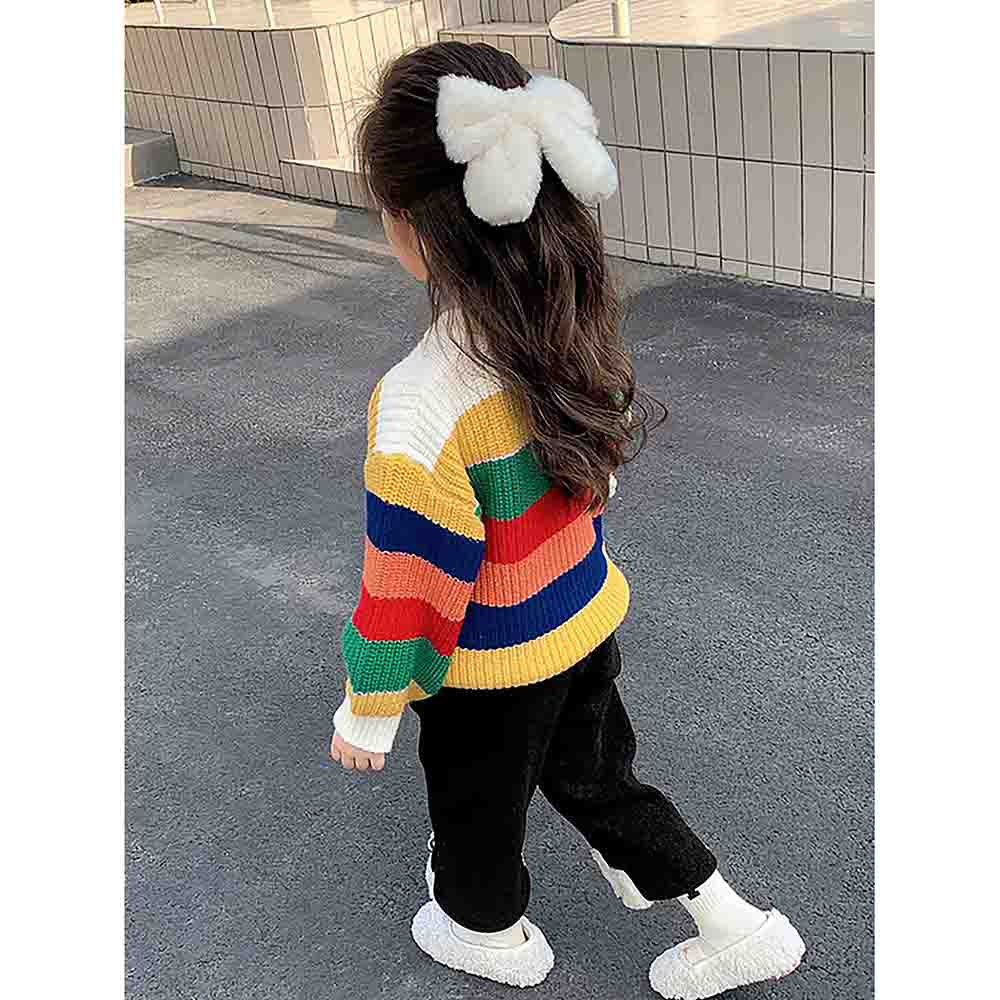 Multi Striped cardigan Sweater for Kids