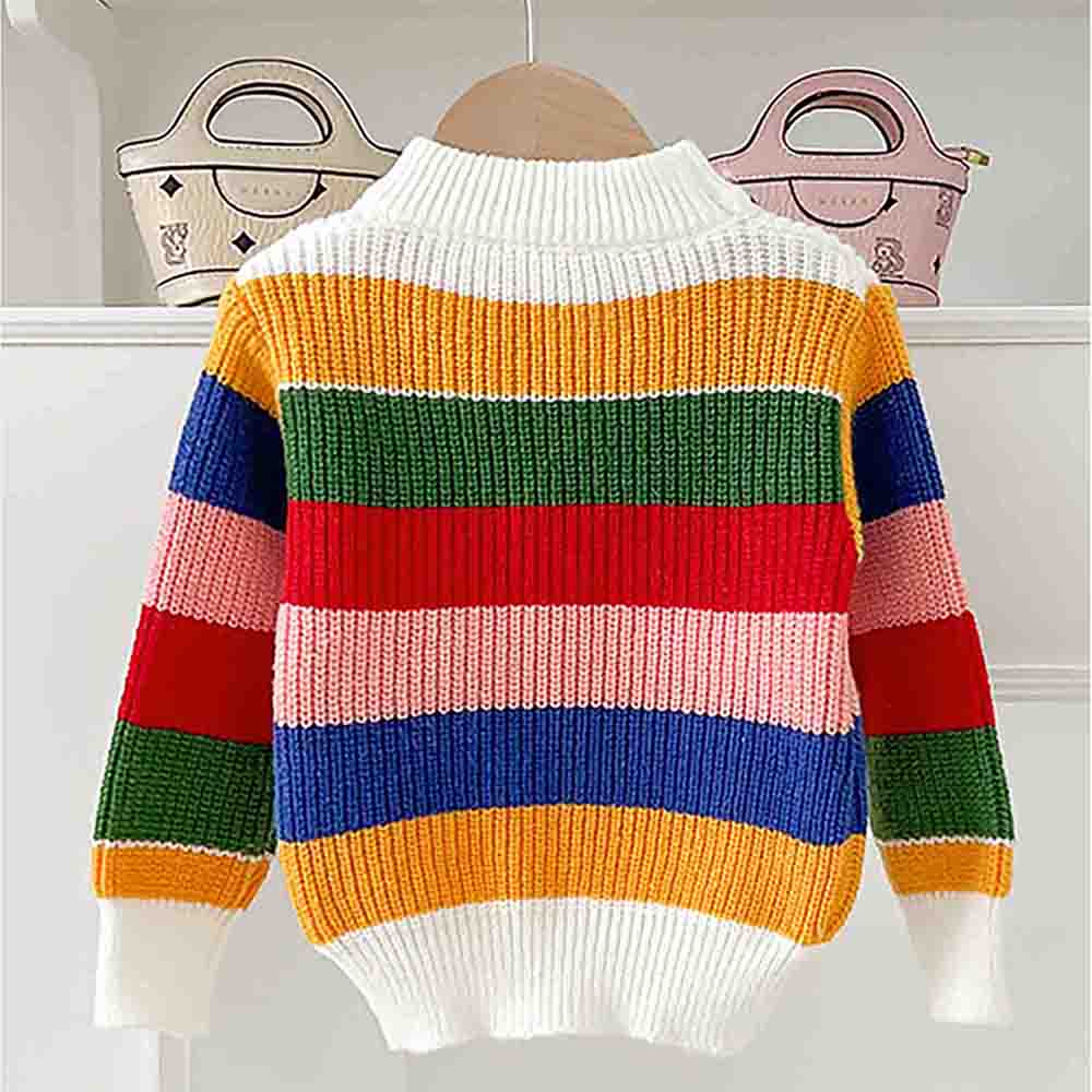 Multi Striped cardigan Sweater for Kids