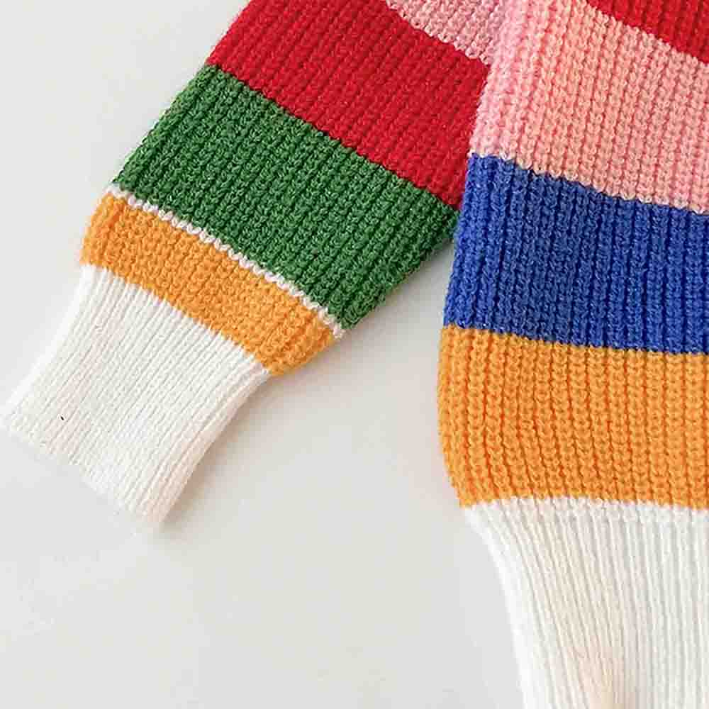Multi Striped cardigan Sweater for Kids