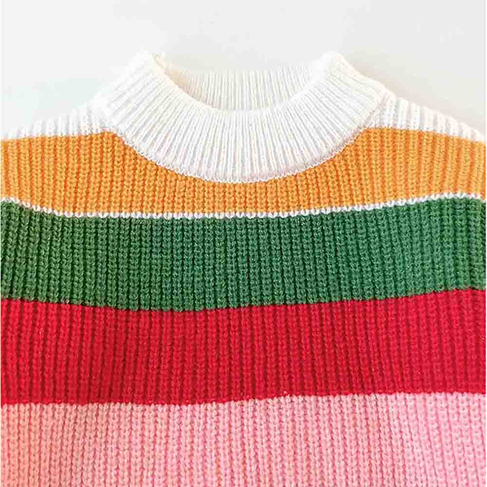 Multi Striped cardigan Sweater for Kids